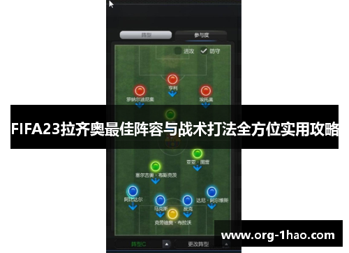 FIFA23拉齐奥最佳阵容与战术打法全方位实用攻略