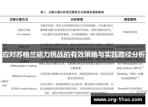 应对苏格兰能力挑战的有效策略与实践路径分析